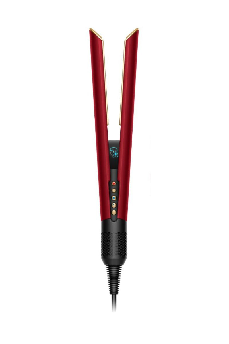Dyson Airstrait™ straightener and dryer (Red Velvet/Gold) Ht01
